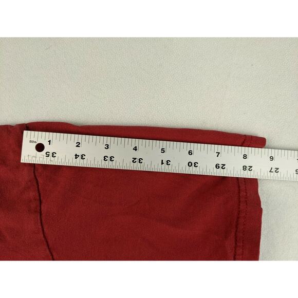 VTG Indiana University IU Crimson Guard T Shirt Size 2XL XXL Red Delta Made USA - Picture 9 of 9